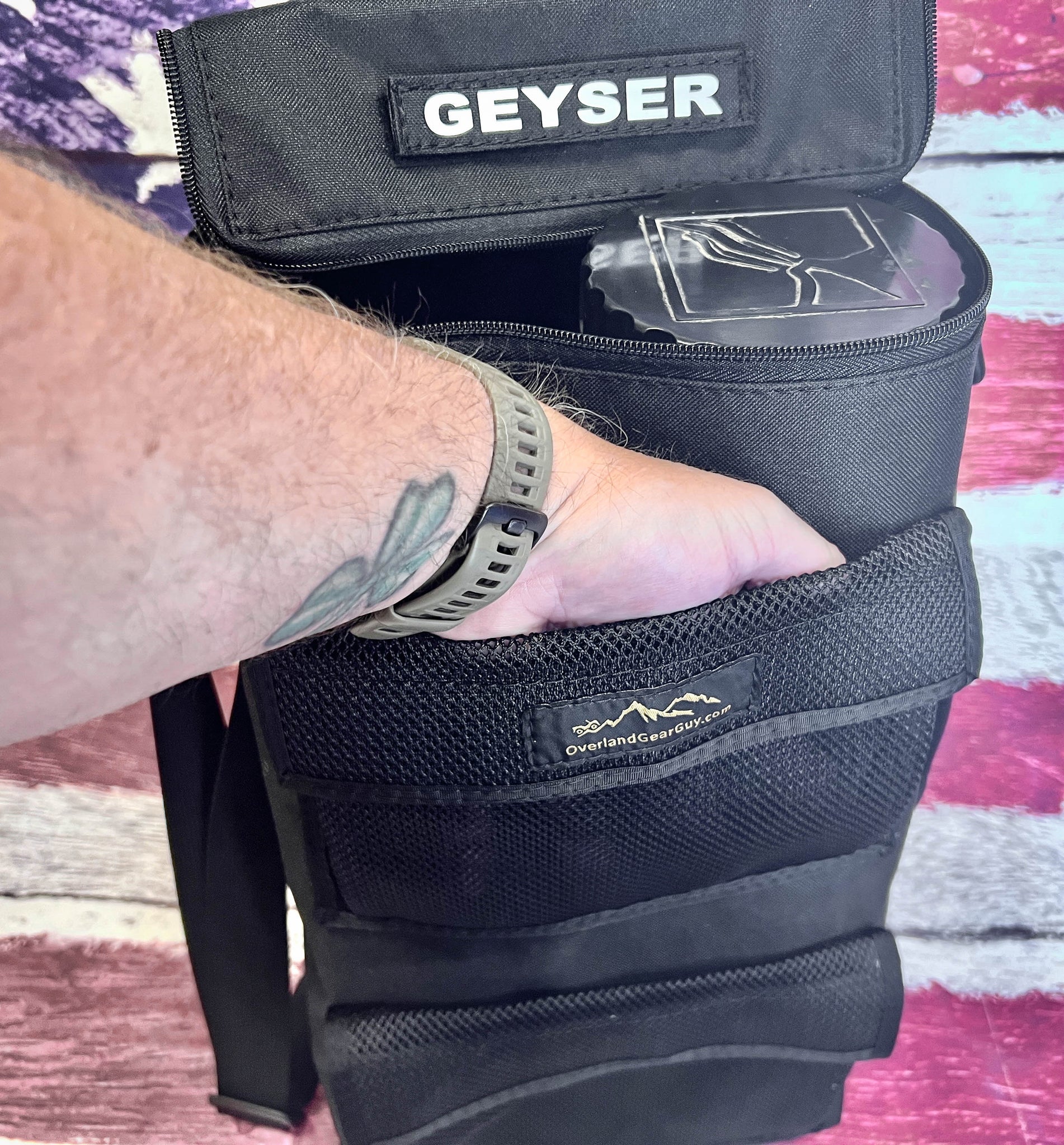 Geyser Systems Shower Carry Bag Overland Gear Guy