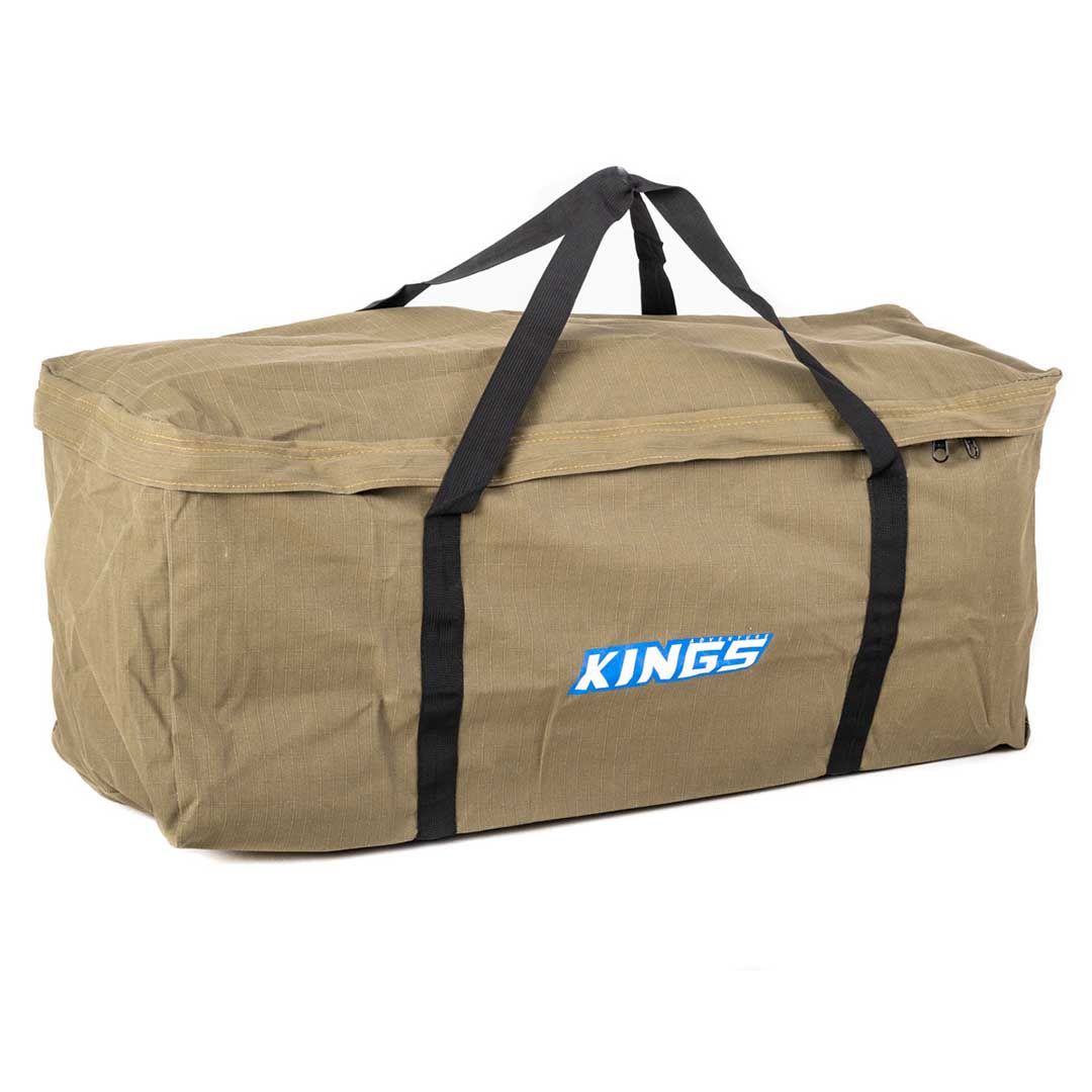 Kings Deluxe Single Swag Premium Canvas Bag 400GSM Polycotton Ripstop