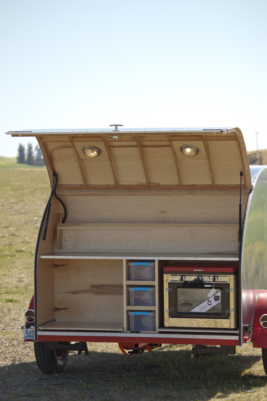 5 x 8 Teardrop Camper Kit Overland Teardrop Trailer