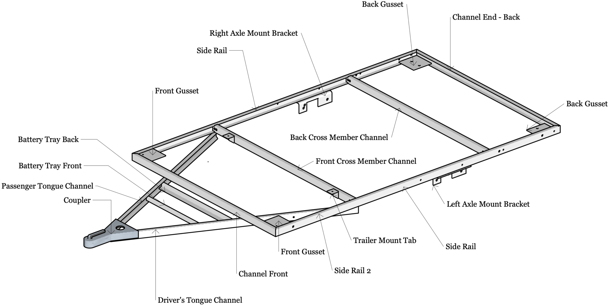 How To Design a DIY Teardrop Trailer Frame Overland Teardrop Trailer