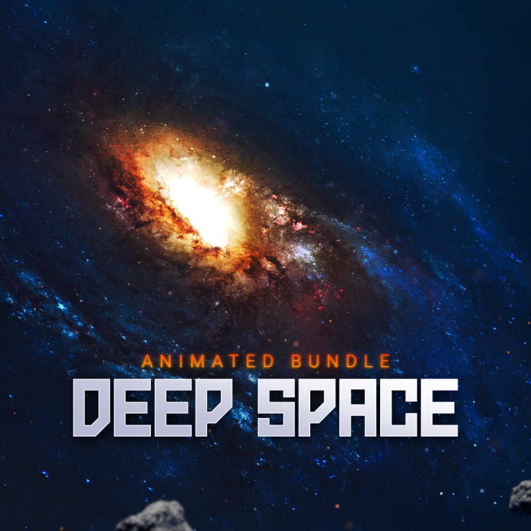 Deep Space Twitch Overlay Template Bundle 1