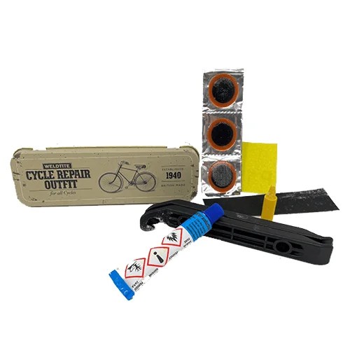 WELDTITE Retro Cycle Repair Kit Puncture Repair Kit OverLive