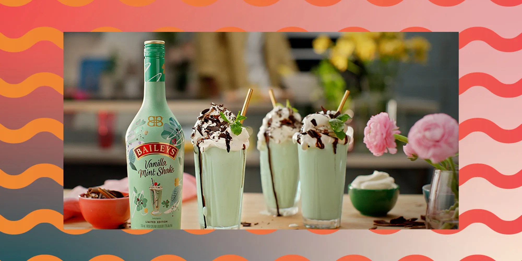 Baileys Just Dropped a Vanilla Mint Shake Flavor — Just in Time for St