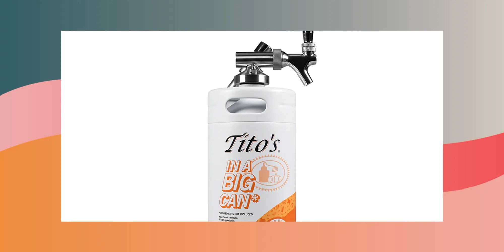Tito’s Newest Launch Is… an Empty Keg? Overproof