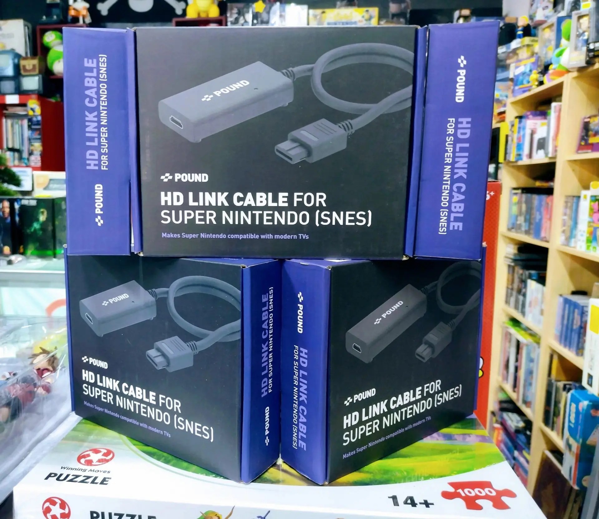 POUND HD Link Cable for Original Super Nintendo SNES - HDMI Cable