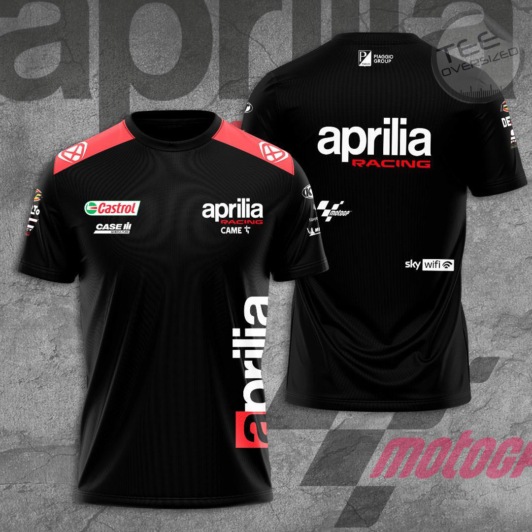 Aprilia Racing Tshirt Oversized Tee, size big, plus size clothing