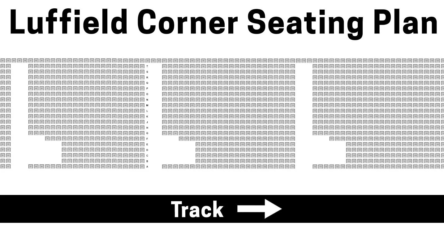 Silverstone Luffield Corner Grandstand, View, Seat Plans...