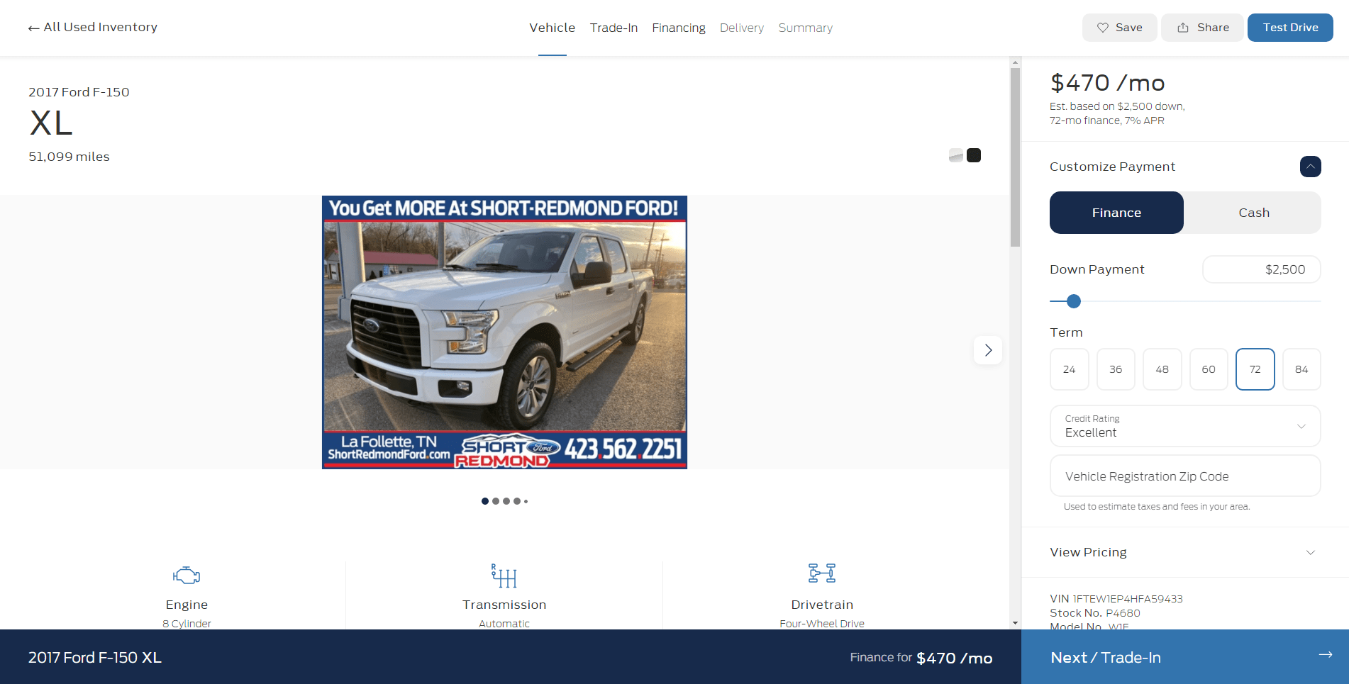 Ford Financing & Loan Center in La Follette, TN ShortRedmond Ford