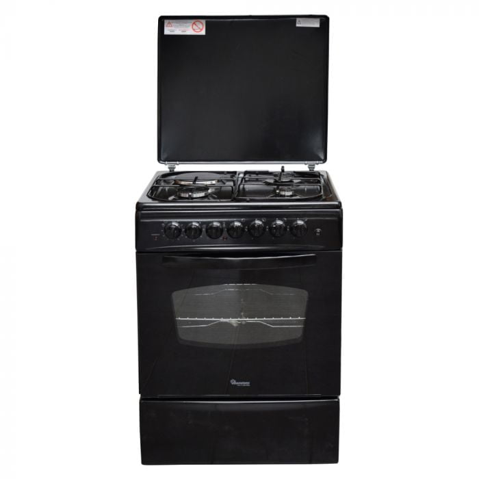 Ramtons RF/403 Cooker 3G+1E 50X60 Euro Black Standing Gas + Electric Cooker Price In Kenya