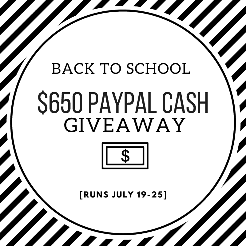 Back To School 650 PayPal Cash The Idea Room