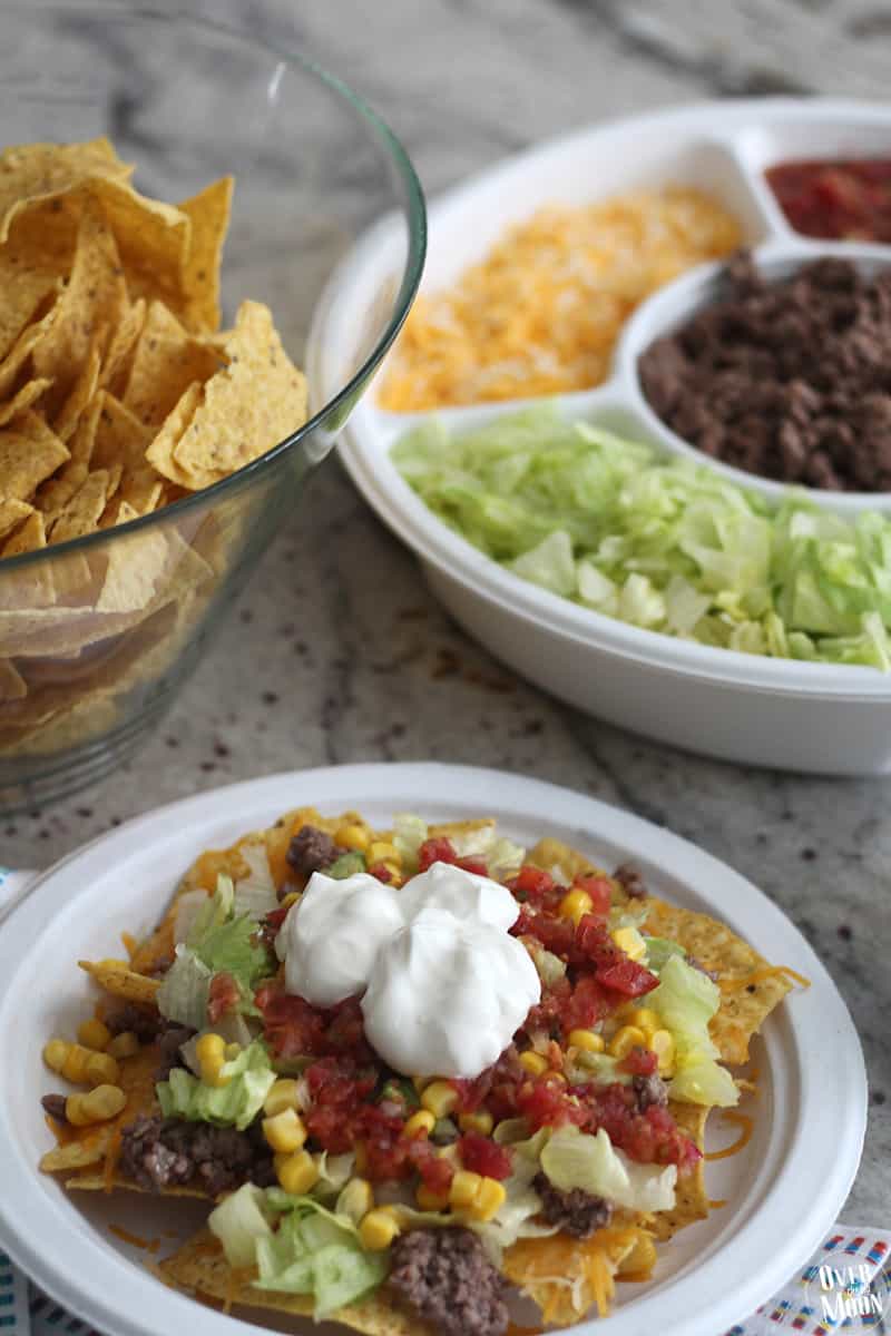 Easy Nacho Bar Over The Big Moon