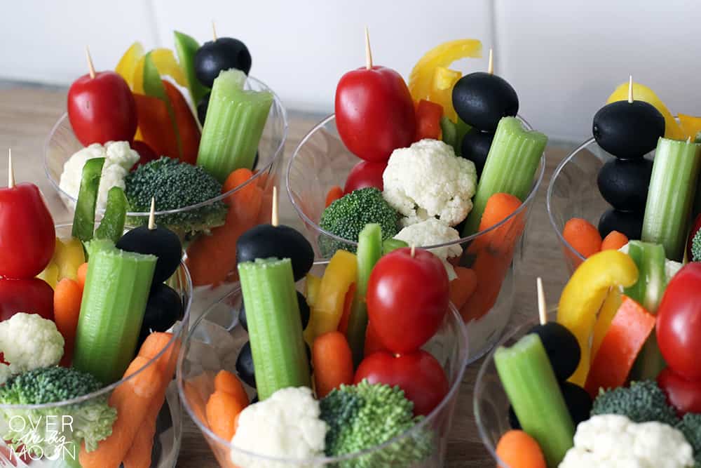 Easy Veggie Cups Over the Big Moon