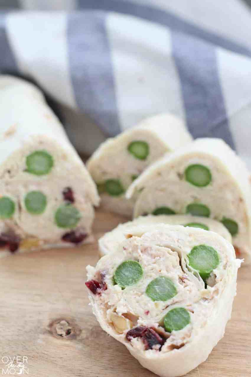 Pinwheel Asparagus Rolls Appetizer Over the Big Moon