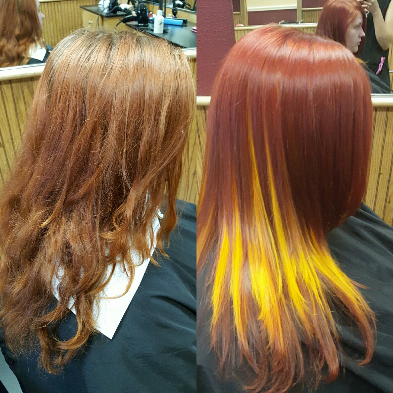 Straightening by the Pros! Overtones Salon