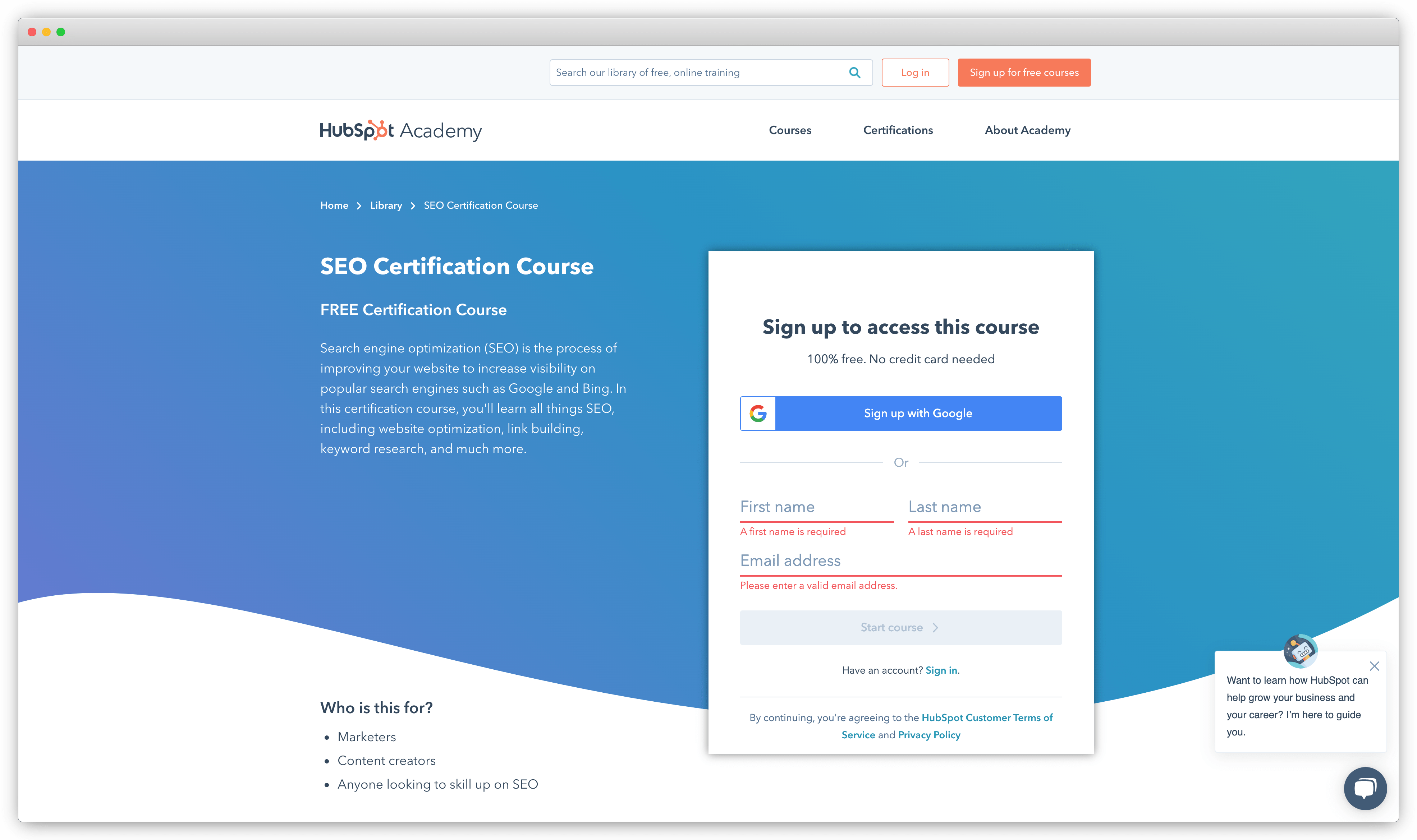 SEO Certification And Courses For 2022 Oviond