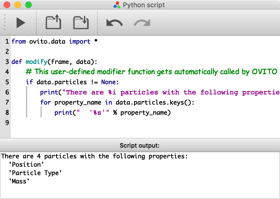 Python script pro — OVITO User Manual 3.9.1 documentation