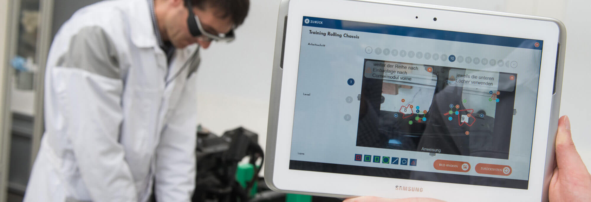 Volkswagen setzt auf Augmented Reality für inter­aktives Training ovos