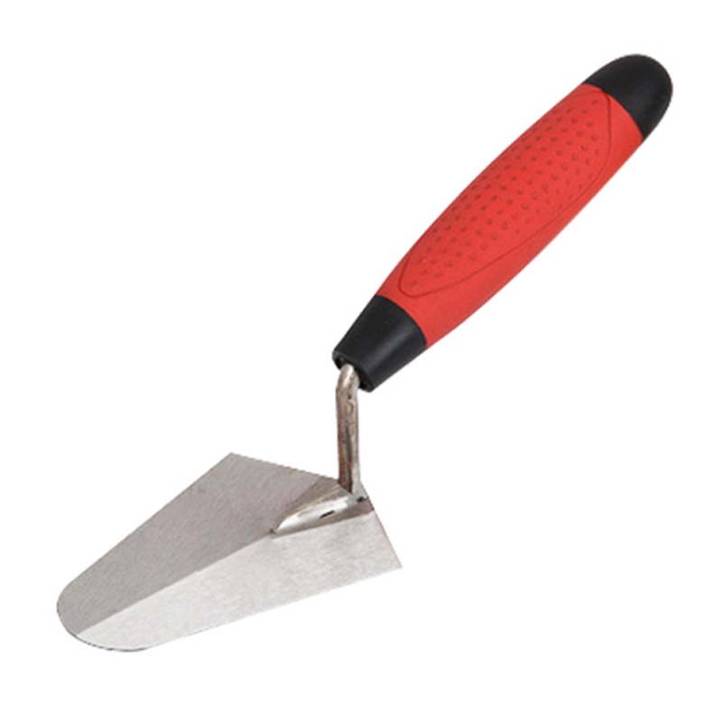 Bricklaying trowel, with ergonomics plastic handle, Solid structure
