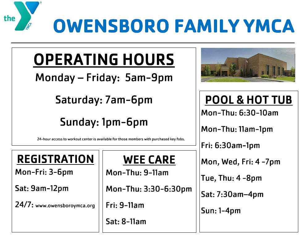 Hours Owensboro YMCA