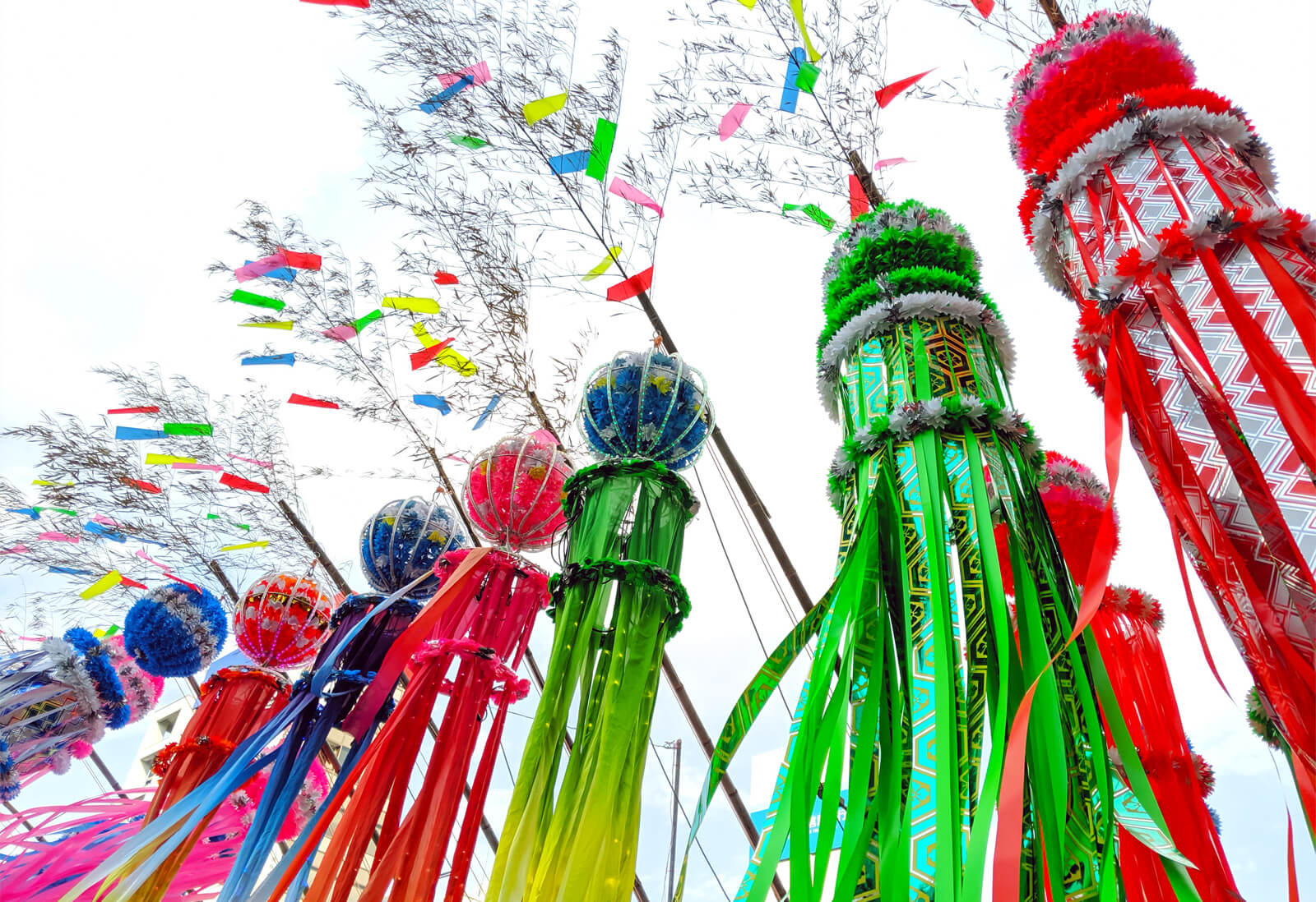 七夕の竹飾り フリー写真素材のふくなな