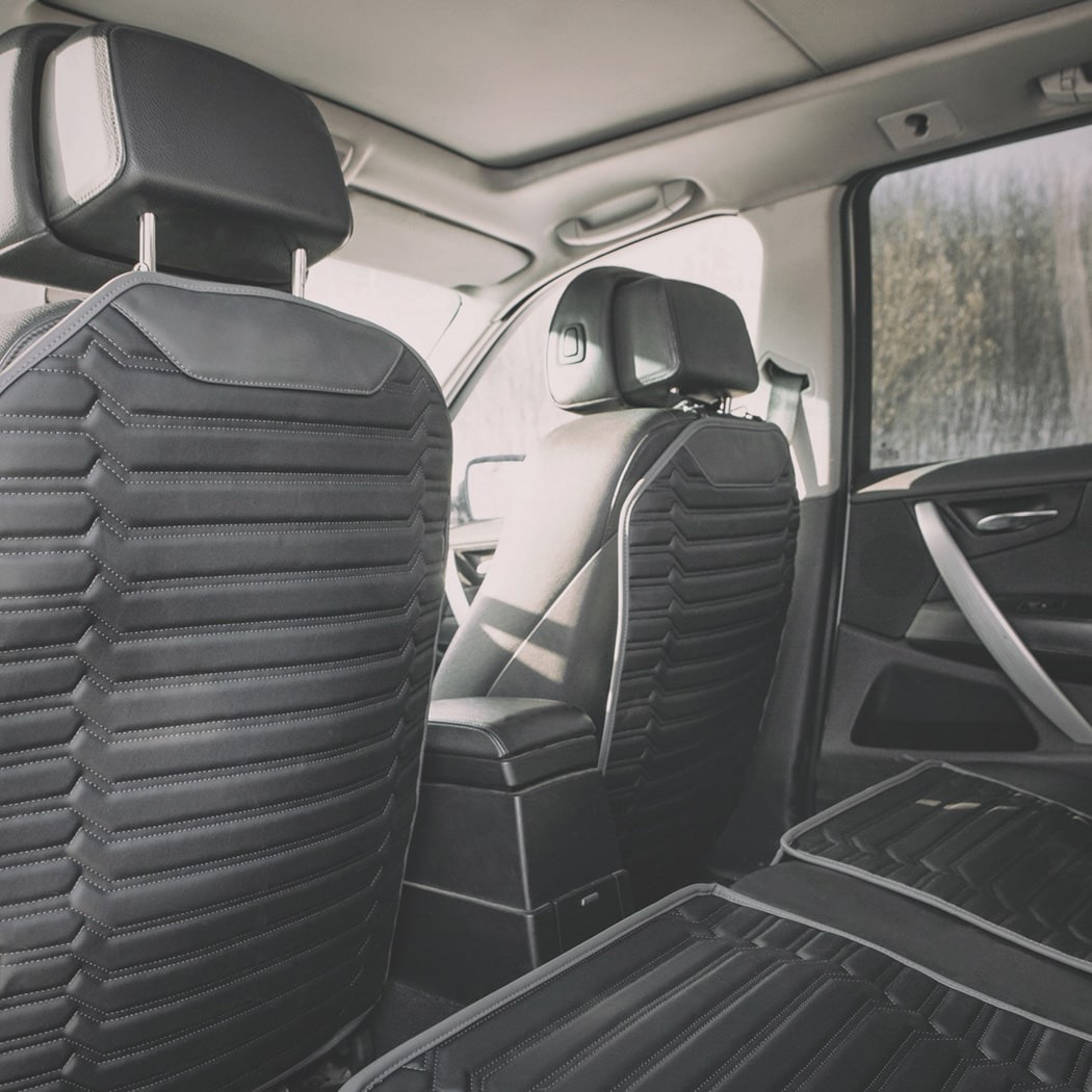 Car Seat Back Protector Kick Mat "Highway" Owleys Owleys