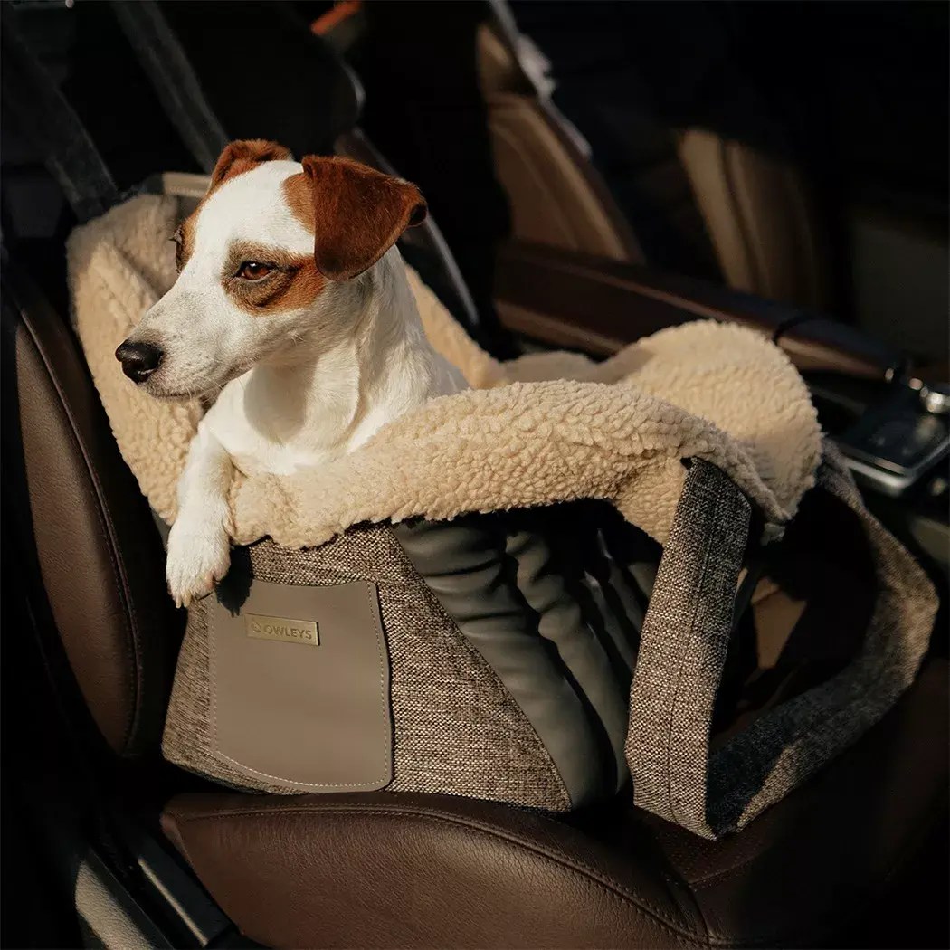 Buy Dog Car Seat Dog Carrier Bag For Small & Medium Dogs Front