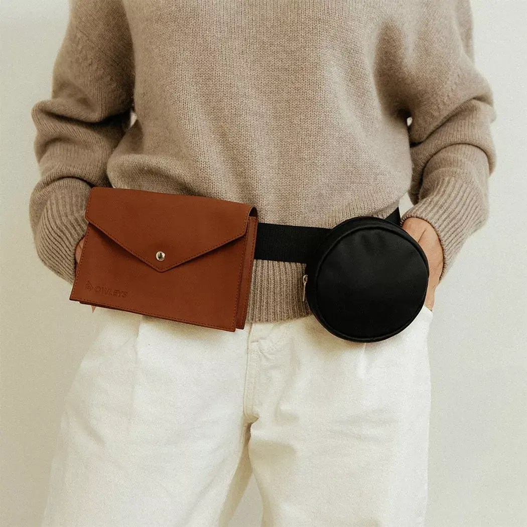 Buy Dog Walking Bum Bag For Snacks & Poop Bags Adjustable Belt