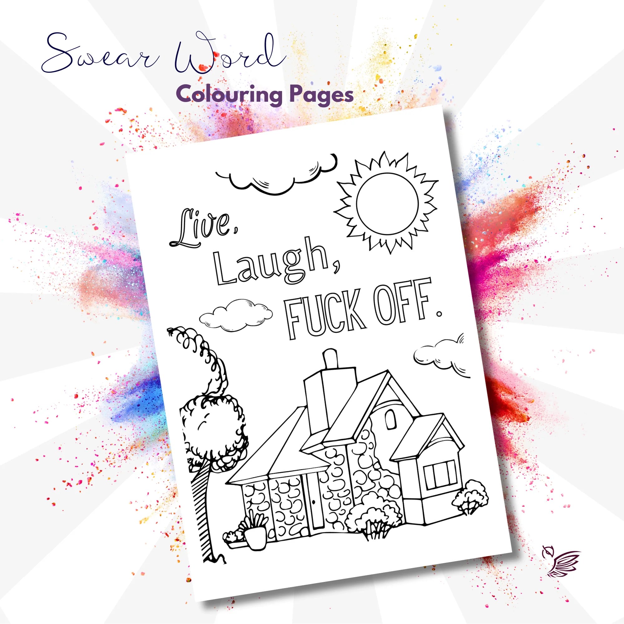 Swear Word Colouring Book Pages for Adults PDF Swearing Inappropriate
