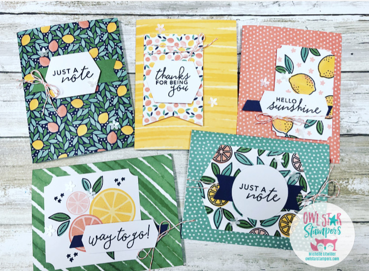 Alternative Cards Using the Simply Citrus All Inclusive Card Kit