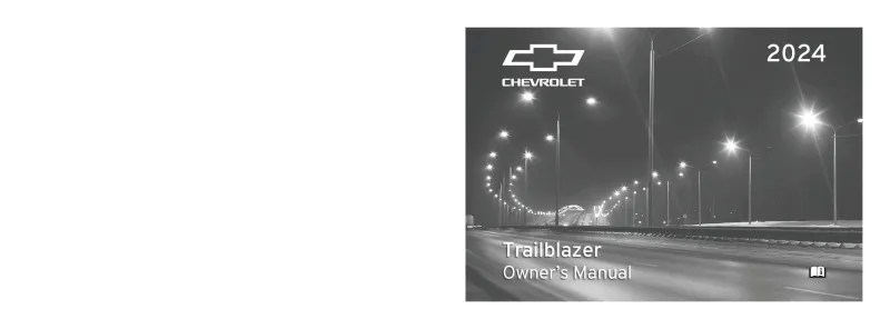 2024 Chevrolet Trailblazer owners manual free pdf