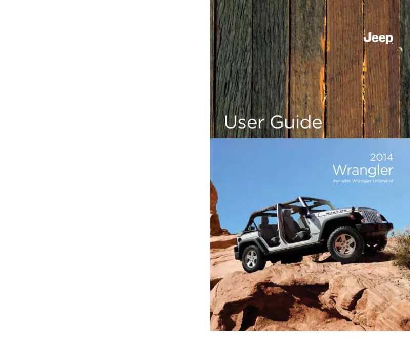 2014 Jeep Wrangler Unlimited owners manual free pdf