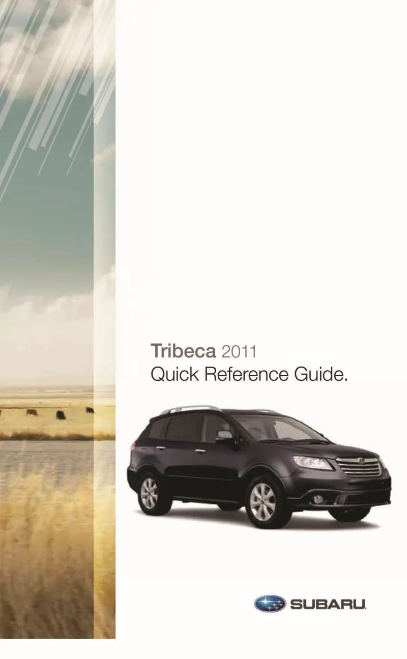 2011 Subaru Tribeca owners manual free pdf