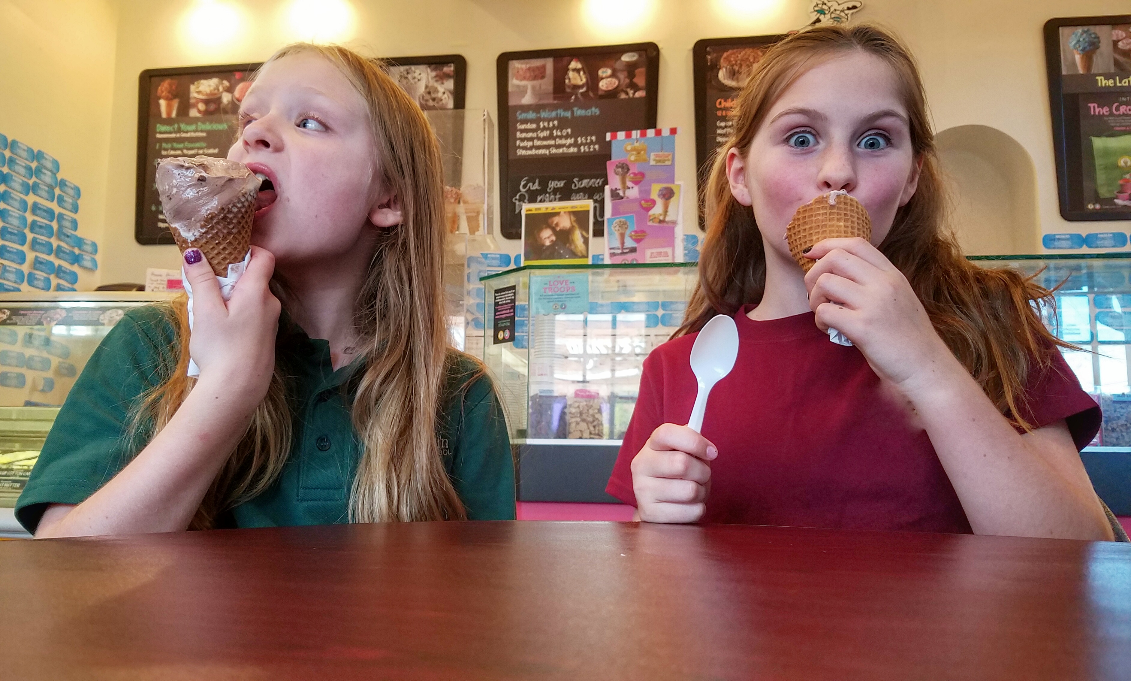 Back To School Ice Cream Out With The Kids