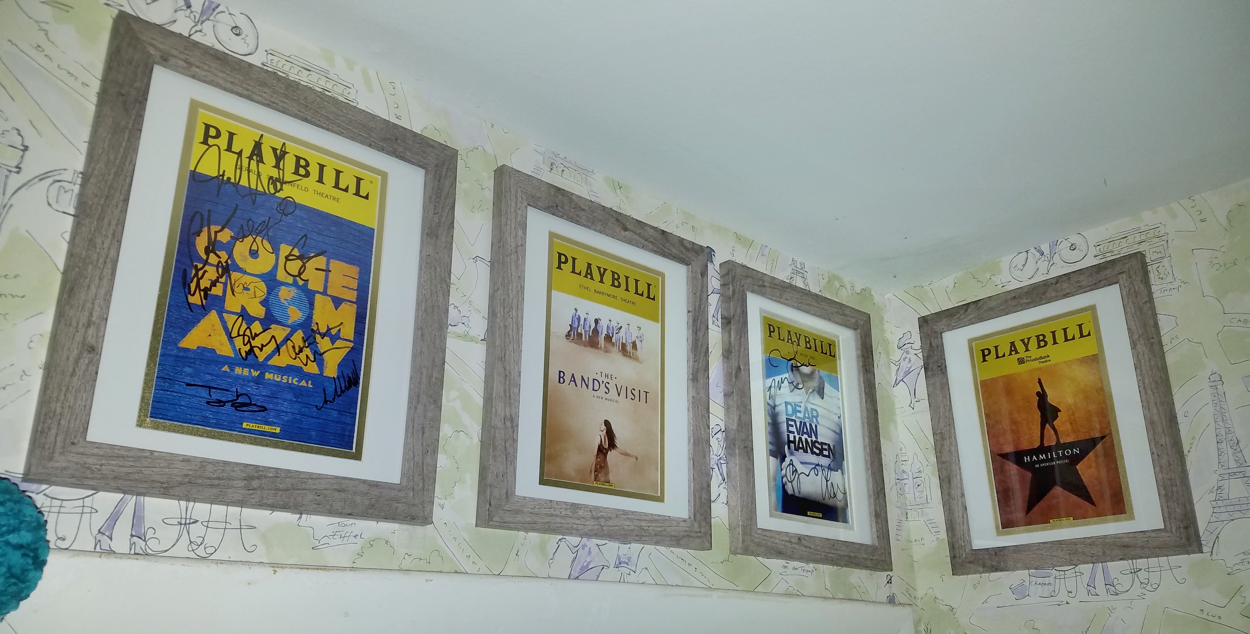 How To Frame Playbills Without Spending A Fortune