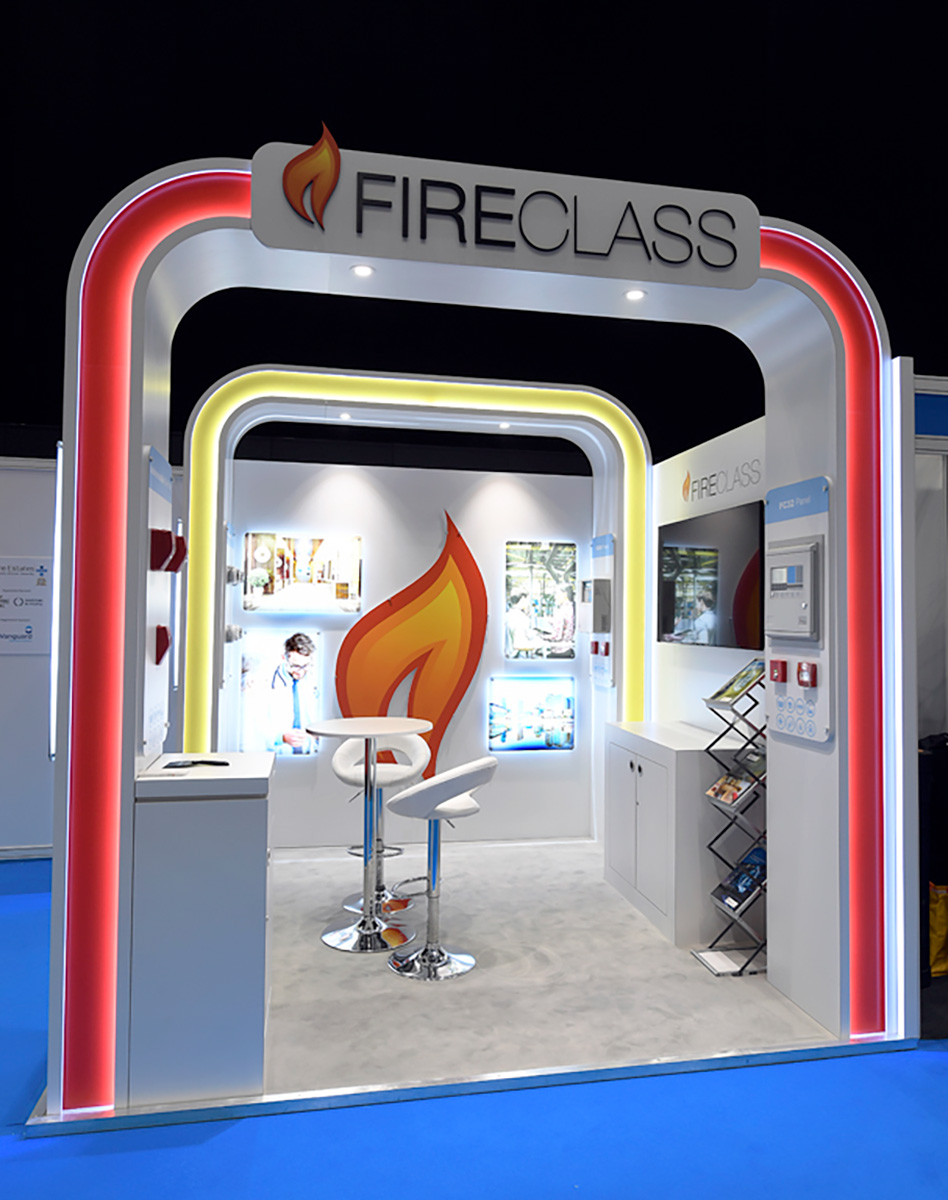 Exhibition stand Fireclass OX2P