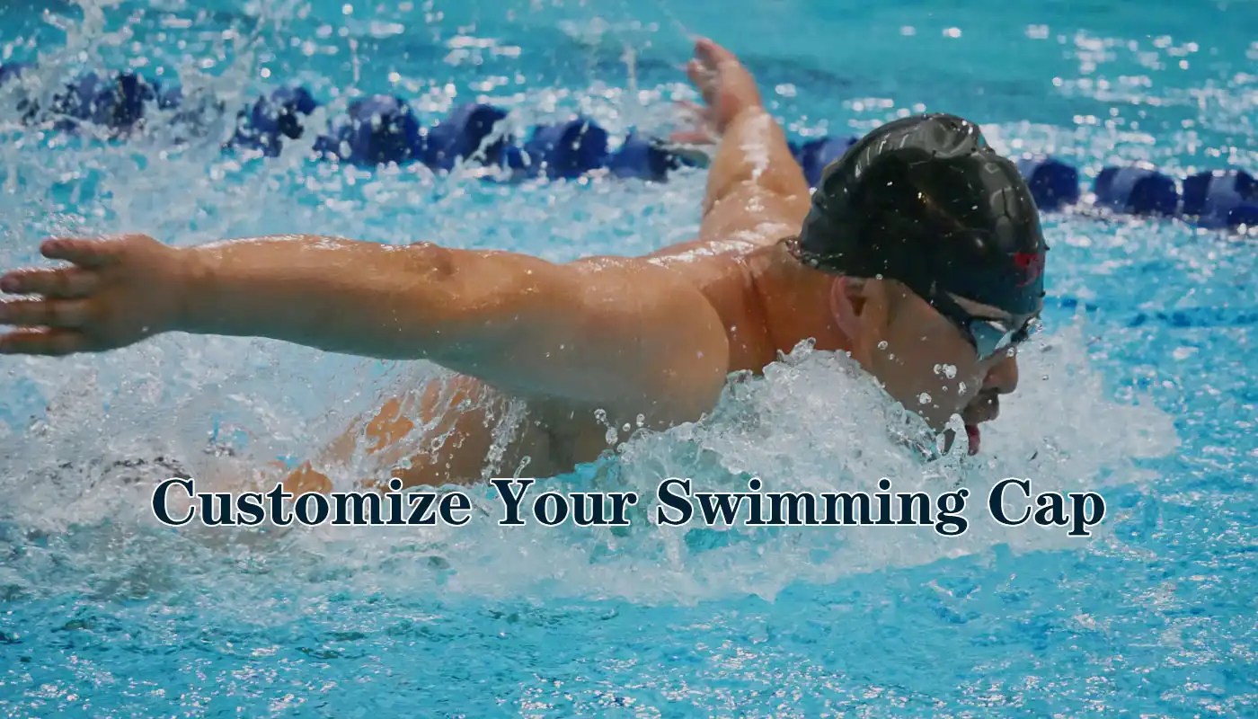 OX Custom Silicone Swim Caps With Name No Minimum Order