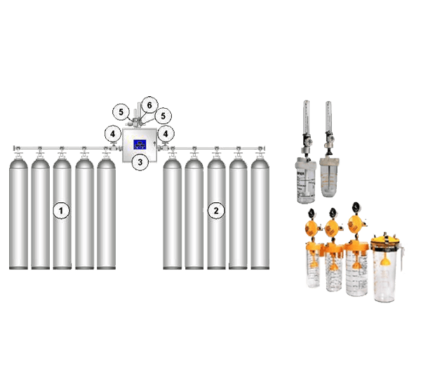 The Oxygen Equipment & Engineering, Medical Gas Pipe Line System