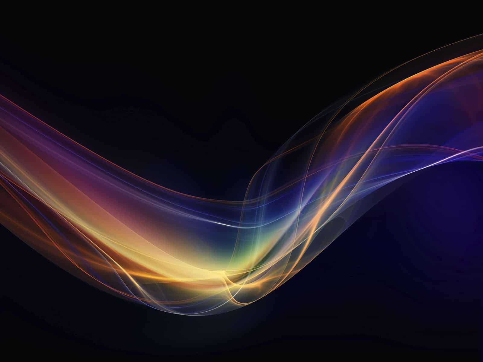 Abstract Light waves coloured Oxford Computer Group North America