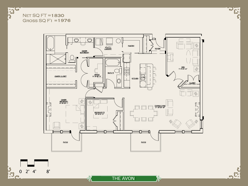Avon Floorplan Oxford Hill Condominiums
