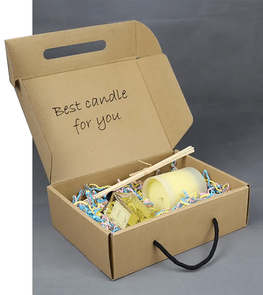 Custom Candle Shipping Boxes OXO Packaging