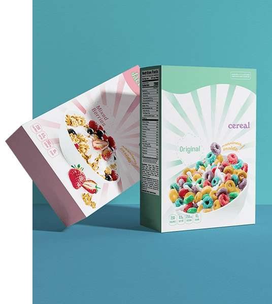 Custom Colorful Cereal Boxes Wholesale OXO Packaging