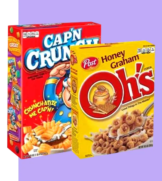Custom Cardboard Cereal Boxes OXO Packaging