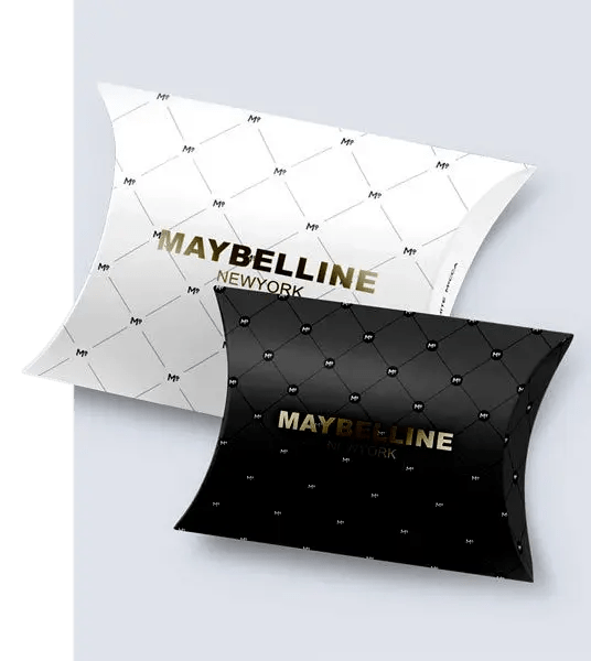 Custom White Pillow Boxes Wholesale OXO Packaging