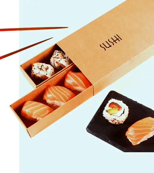 Custom Sushi Boxes Wholesale OXO Packaging