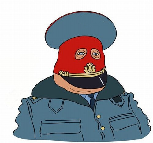 В пятерочке Форум охранников