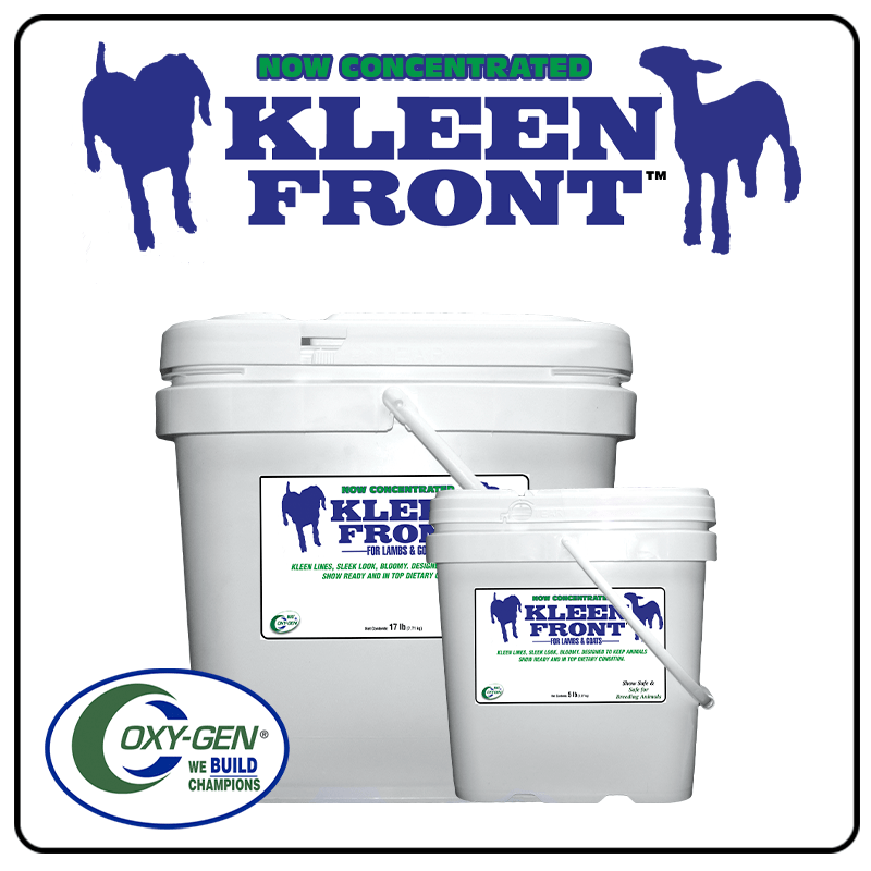 Kleen Front Lamb And Goat Supplement Clean Lines Sleek Look Bloom