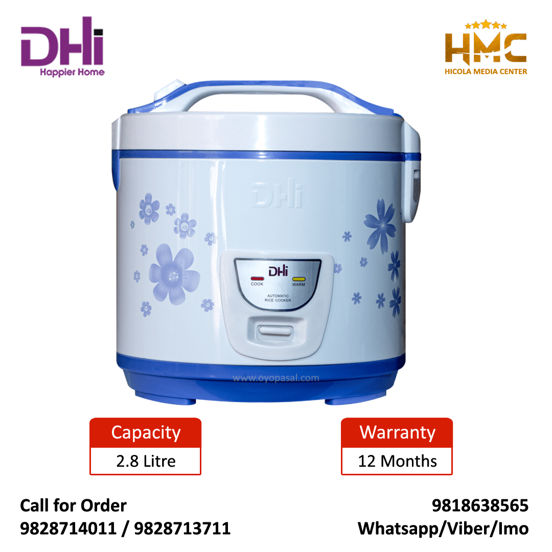 Deluxe Embossed Rice Cooker 2.8 LtrDHRC2802DE OYO PASAL
