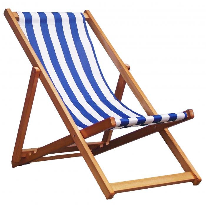 Traditional Folding Hardwood Garden Beach Deck Chairs Deckchairs £32.