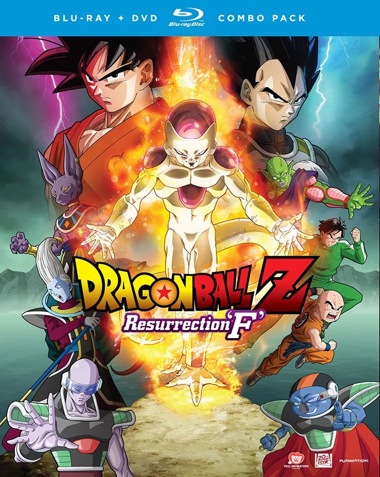 Dragon Ball Z Resurrection 'F' Home Video Release Date, Box Art