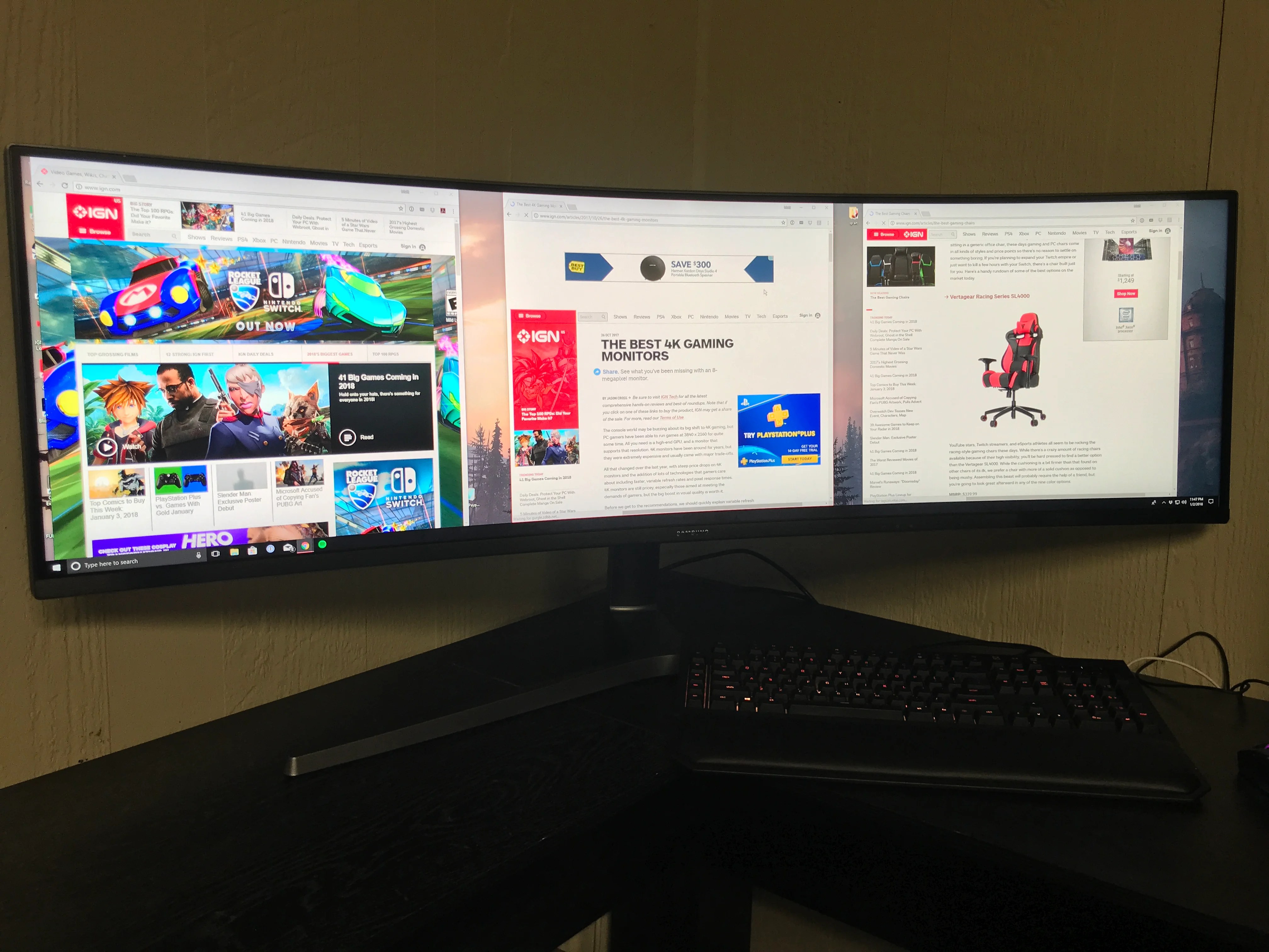 Samsung CHG90 QLED Gaming Monitor Review IGN